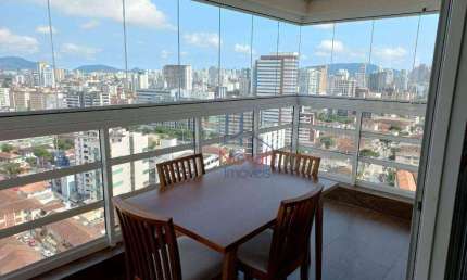 Apartamento à venda, 96 m² por R$ 975.000,00 - Vila Belmiro - Santos/SP