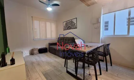 Apartamento com 1 dormitório à venda, 40 m² por r$ 250.000,00 - itararé - são vicente/sp
