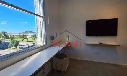 Apartamento com 1 dormitório à venda, 26 m² por r$ 220.000,00 - itararé - são vicente/sp