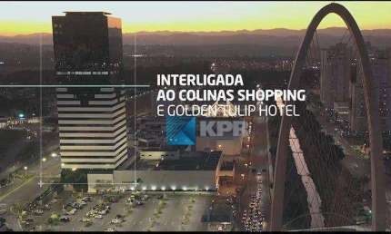 Sala para Locação, 53 m², 2 banheiros, com ar condicionado e 1 vaga, no Edifício Green Tower, no Shopping Colinas!