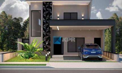 Casa à venda, terreno de 260 m² e 252 m² de área construída, 3 suítes, closed, hobby box e piscina, no Condomínio Floradas do Paratehy, SJC/SP!
