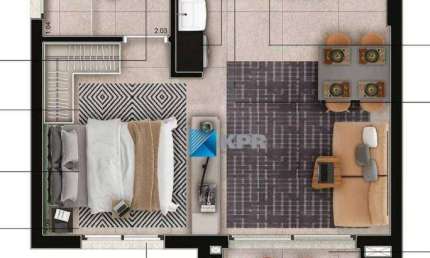 Apartamento à venda, 33 m², em término de construção,  no Vision Colinas!