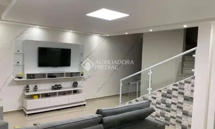 Casa em condomínio fechado com 3 quartos à venda na rua guarani, 165, vila tupi, são bernardo do campo, 130 m2 por r$ 735.000
