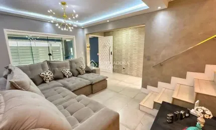 Casa em condomínio fechado com 3 quartos à venda na Rua Casimiro de Abreu, 130, Vila Aquilino, Santo André, 150 m2 por R$ 800.000