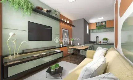 Apartamento com 2 quartos à venda na Rua Otávio Schemes, 1520, Barnabé, Gravataí, 49 m2 por R$ 229.000