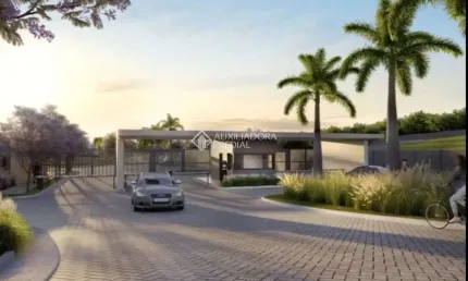 Terreno em condomínio fechado à venda na Avenida Itacolomi, 3800, Santa Cruz, Gravataí, 252 m2 por R$ 385.000
