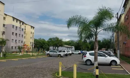 Apartamento com 2 quartos para alugar na Rua Jorge Tadeu, 280, Santa Fé, Gravataí, 45 m2 por R$ 1.000