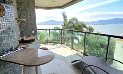 Apartamento com 3 quartos à venda na rua desembargador ferreira bastos, 170, coqueiros, florianópolis, 130 m2 por r$ 2.350.000