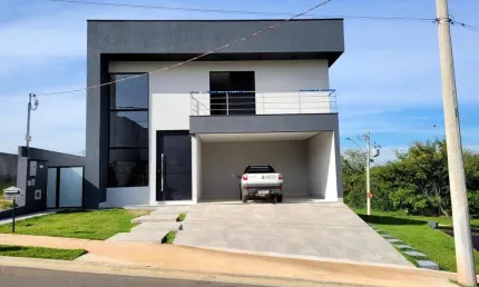 Casa em Condomínio para Venda em Senador Canedo, Jardins Bolonha, 3 dormitórios, 3 suítes, 5 banheiros, 4 vagas