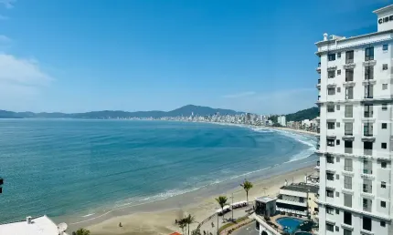 Apartamento mobiliado em Itapema com vista para o mar