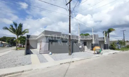 Casa à venda com 2 e 3 quartos, praia de leste, pontal do parana - pr