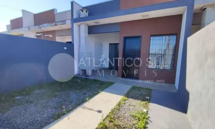 Casa com 2 quartos e 2 vagas de garagem, praia de leste, pontal do parana - pr