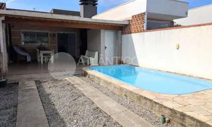 Casa à venda com piscina a  400  metros do mar em  gaivotas, matinhos - pr
