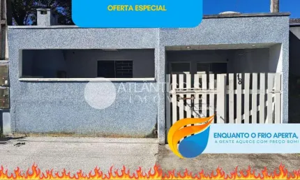 Casa com 2 quartos, 300m da praia, balneário shangri-lá, pontal do parana - pr