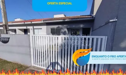 Casa nova com 2 quartos região de moradores, pontal do sul, pontal do  pr