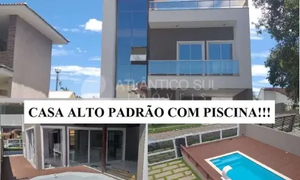 Casa com 03 suítes e piscina, ATAMI, PONTAL DO PARANA - PR. REF. 5257R