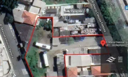 Terreno comercial para alugar na rua maria casusa feitosa, jordanopolis, são paulo, 1350 m2 por r$ 7.000