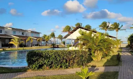 Vendo Duplex a Beira Mar na Praia do Sossego na Ilha de Itamaracá com 84m², 3 quartos, Lazer Completo
