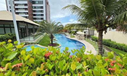 Alugo apartamento mobiliado no Paiva, 375m² +100m² de jardim privativo, 4(quatro) suítes, lazer completo, Piscina privativa, la