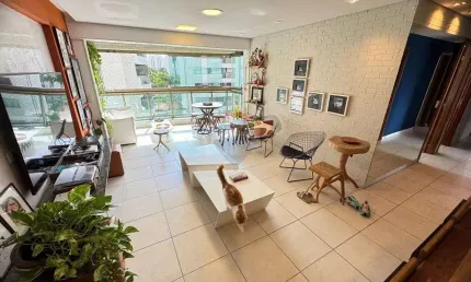 Apartamento 122 m² | 4 quartos (2 suítes) | 2 vagas | Poço da Panela | Lazer completo