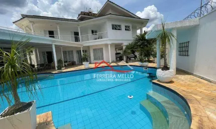 Sobrado com 4 dormitórios para alugar, 400 m² por R$ 15.000,00/mês - Região Central - Caieiras/SP