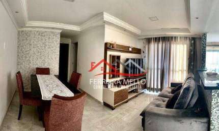 Apartamento com 2 dormitórios à venda, 56 m² por R$ 340.000,00 - Laranjeiras - Caieiras/SP