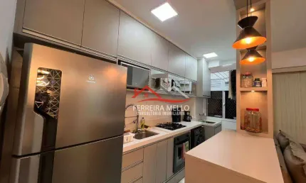Apartamento com 2 dormitórios à venda, 47 m² por r$ 480.000,00 - serpa - caieiras/sp