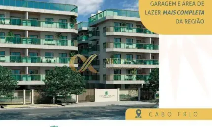 Apartamento novo na quadra da Praia em Cabo Frio - RJ.