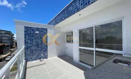 Cobertura linear  com 1 quarto no Braga, Cabo Frio - RJ