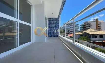 Apartamento linear com 1 quarto no braga, cabo frio - rj.