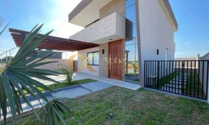 Excelente Casa Duplex Contemporânea no Peró, Cabo Frio - RJ