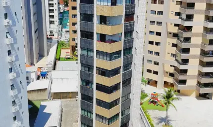Apartamento cobertura com 3 suítes no bairro meireles , fortaleza - ce