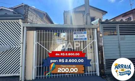 Casa com 3 dormitórios e edícula para alugar, 90 m² por R$ 2.600/mês - Parque Residencial Eloy Chaves - Jundiaí/SP