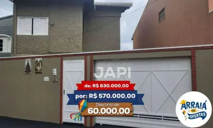 Casa com 2 dormitórios à venda, 132 m² por R$ 570.000,00 - Vila Rami - Jundiaí/SP