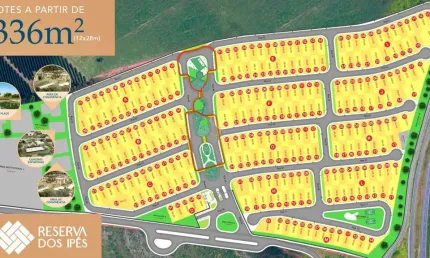 Terreno à venda - Condomínio Reserva dos Ipês, Cristais Paulista/ SP