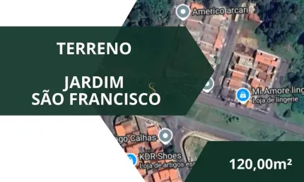 Terreno à venda no Jardim São Francisco, Franca 