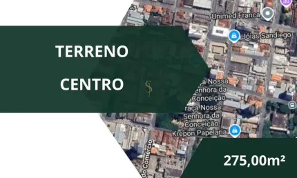Terreno à venda no Centro, Franca 