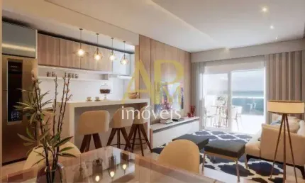 Apartamento à venda, 02 dorm. c/ suíte e terraço em Barreiros, São José