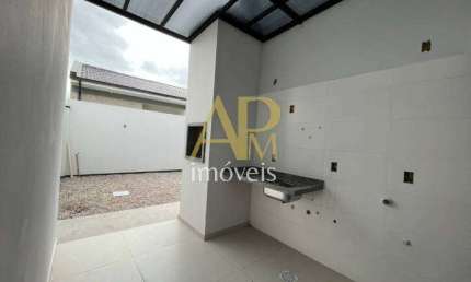 Casa Nova à venda: 3 dorm (1 suíte), sozinha no terreno-Bela Vista, Palhoça