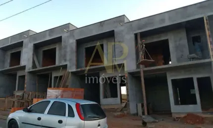 Sobrado em construção à venda na nova são josé: 2 suítes, passagem e spa