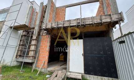 Casa em obra à venda: 3 dorm (1 suíte) + escritório no Brisas - Biguaçu