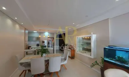 Apartamento mobiliado à venda: 3 dorm (1 suíte + 2 demi), 2 vagas- Kobrasol