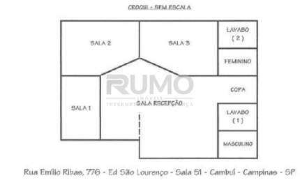 Sala comercial para alugar na Rua Doutor Emílio Ribas, 776, Cambuí, Campinas, 47 m2 por R$ 1.900