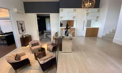 Casa em condomínio fechado com 4 quartos à venda na estrada municipal adelina segantini cerqueira leite, 1000, loteamento mont blanc residence, campinas, 413 m2 por r$ 4.250.000