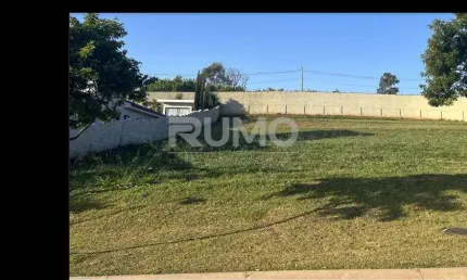 Terreno em condomínio fechado à venda na Avenida Isaura Roque Quércia, s/n, Loteamento Residencial Pedra Alta (Sousas), Campinas por R$ 825.000