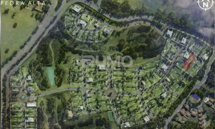 Terreno em condomínio fechado à venda na Avenida Isaura Roque Quércia, s/n, Loteamento Residencial Pedra Alta (Sousas), Campinas por R$ 1.650.000