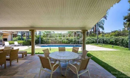 Casa em condomínio fechado com 4 quartos à venda na avenida professora dea ehrhardt carvalho, 850, sítios de recreio gramado, campinas, 526 m2 por r$ 4.500.000