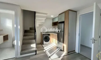 Edificío lyon - studio duplex mobiliado 2 quartos 53m² a venda no rebouças em curitiba