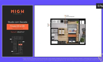 High city habitat - apartamento à venda no bairro novo mundo - curitiba/pr