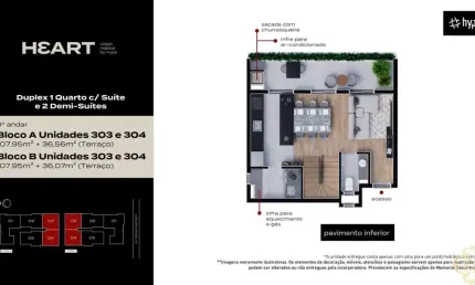Heart urban habitat - apartamento à venda no bairro santa felicidade - curitiba/pr